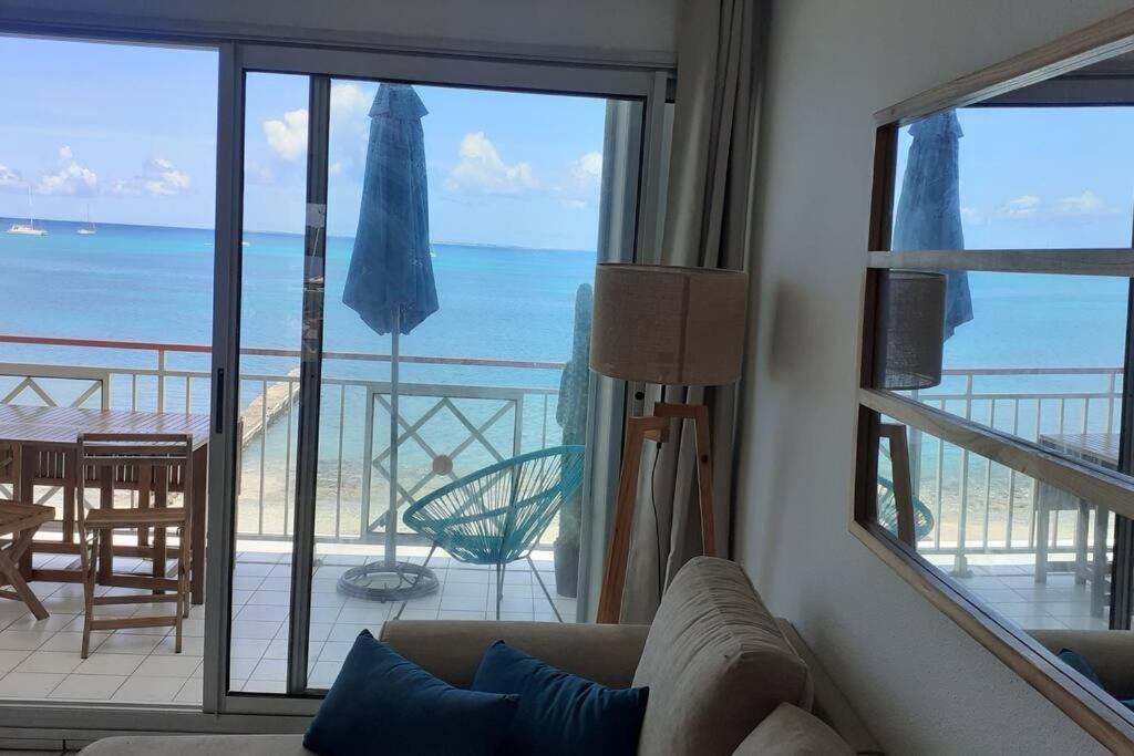 Superbe studio Dolce Vita vue mer plage piscine Marigot  Buitenkant foto